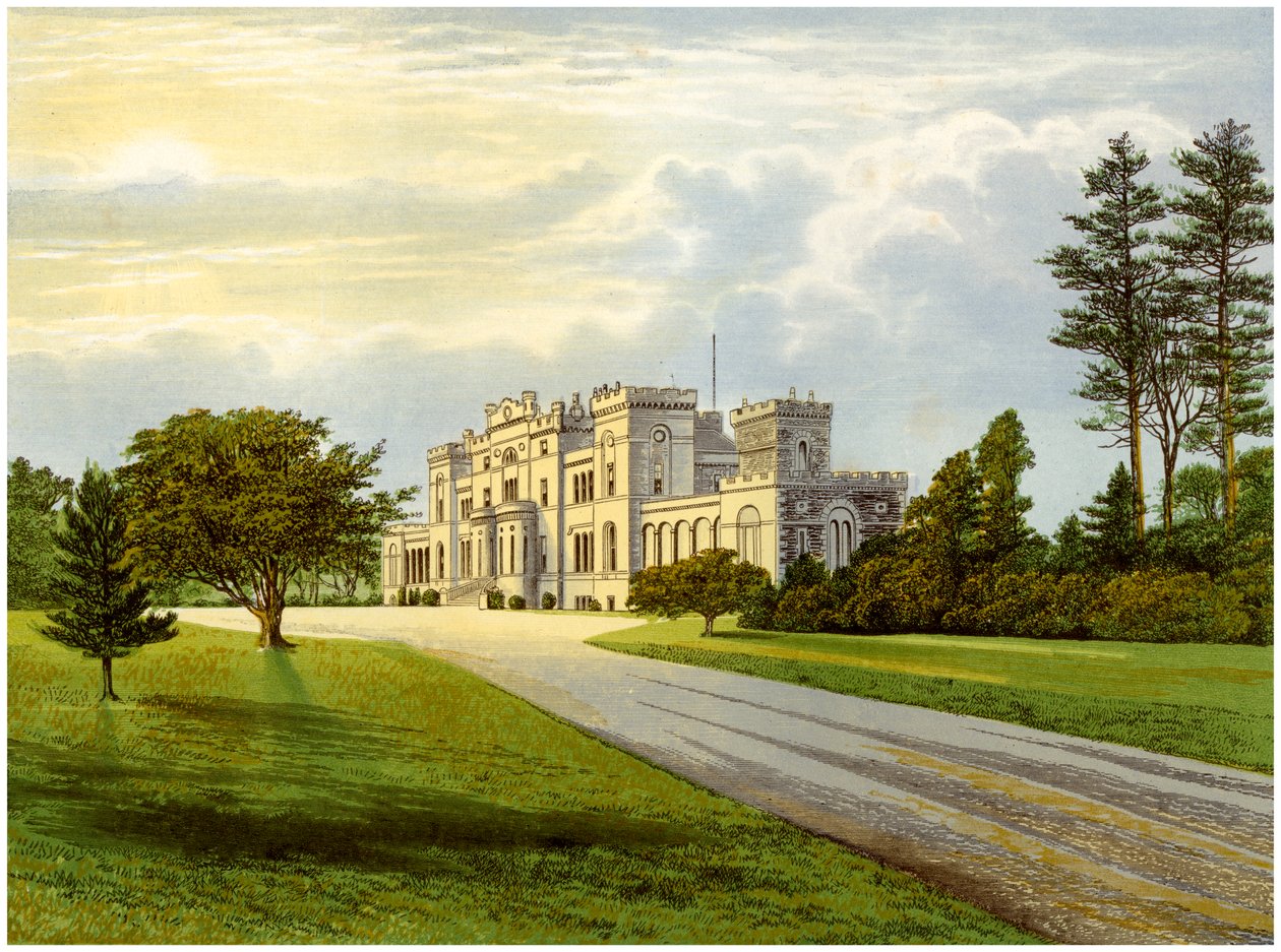 Rossie Castle, Forfarshire, Scotland, Home of the Macdonald Family by Unbekannt
