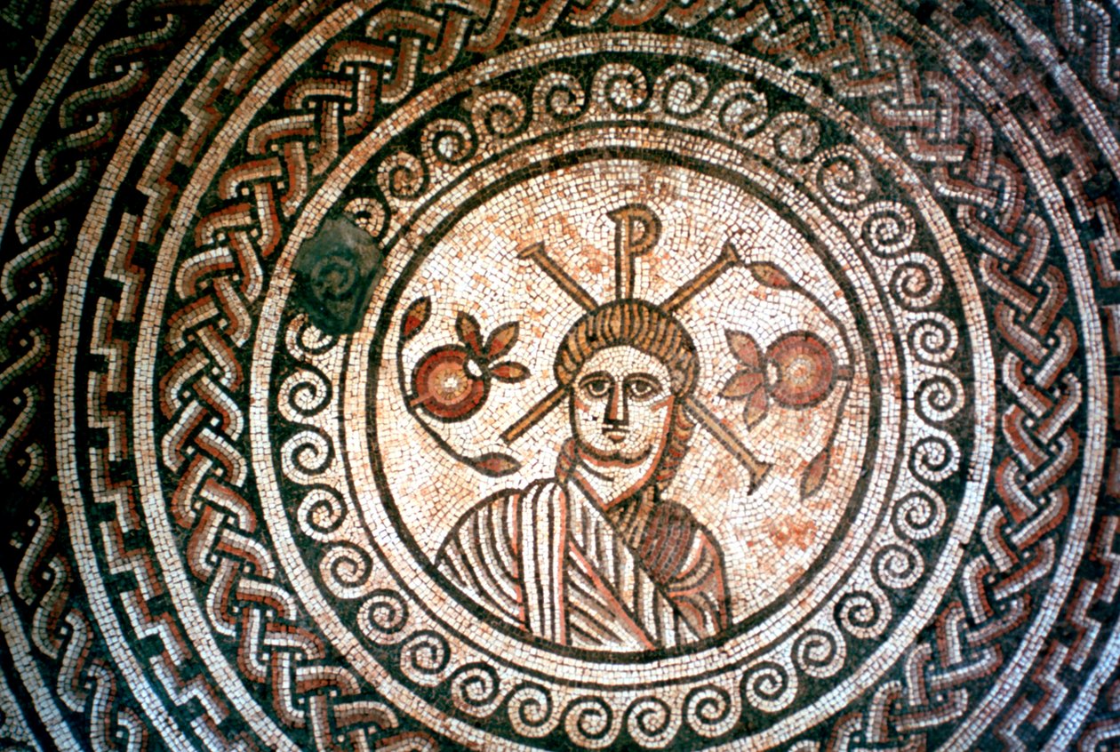 Roundel from a Roman villa, St Mary, Dorset, 4th century AD by Unbekannt