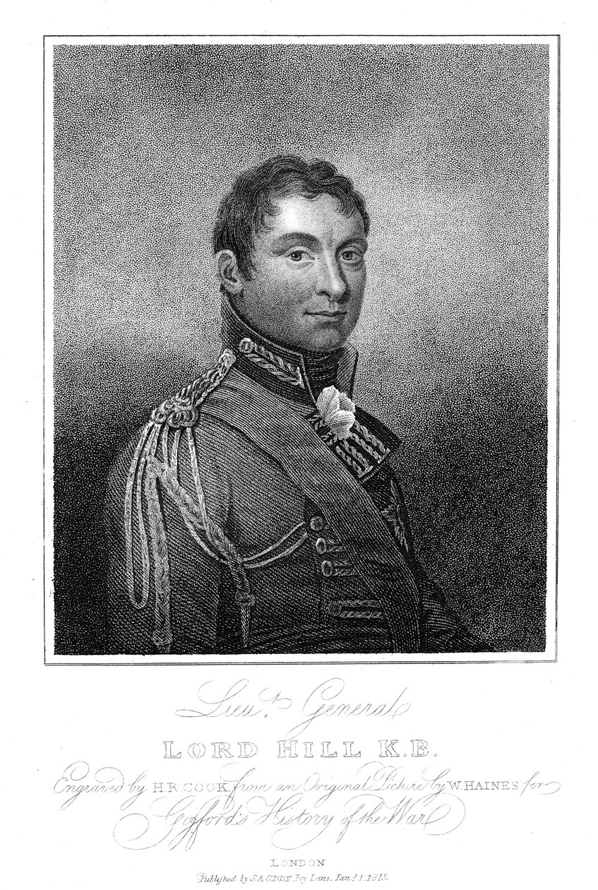 Rowland Hill, 1st Viscount Hill, English soldier, 1815 by Unbekannt