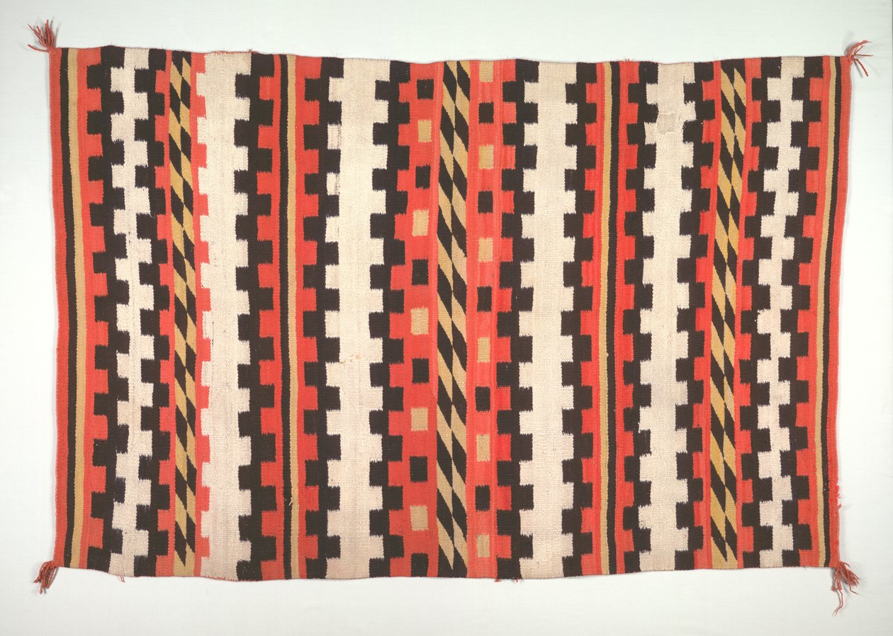 Rug Banded Pound Blanket Style by Unbekannt