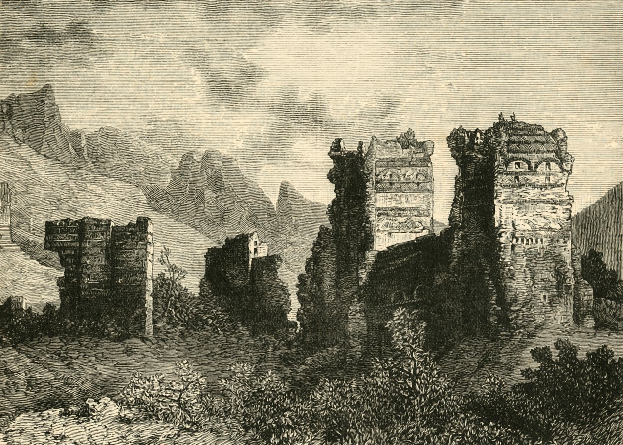 Ruins of the Old City Walls, Antioch by Unbekannt