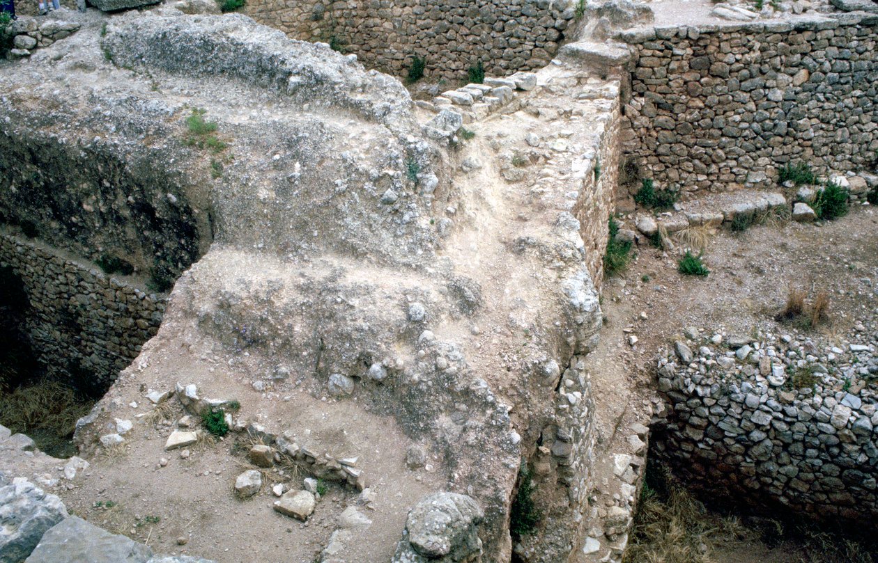Ruins of the prehistoric Greek city of Mycenae by Unbekannt