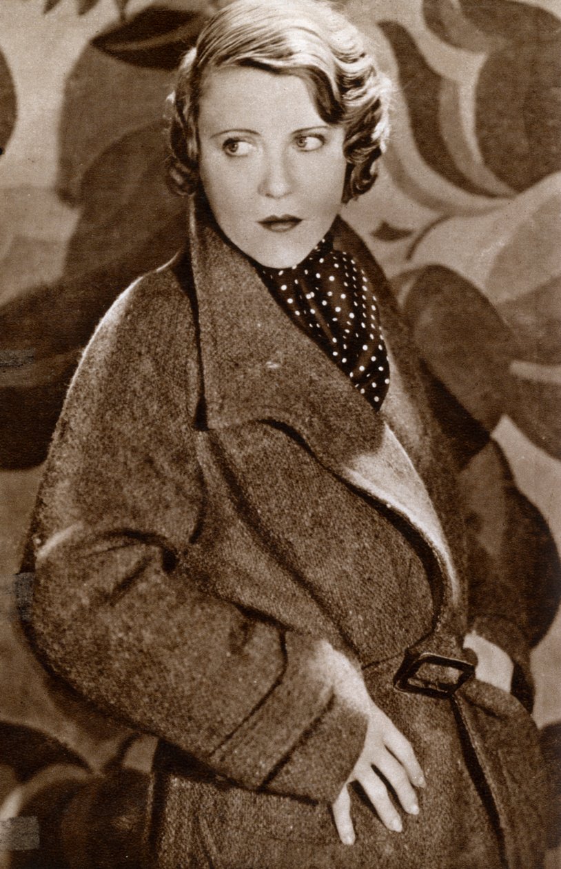 Ruth Chatterton, American actress, 1933 by Unbekannt