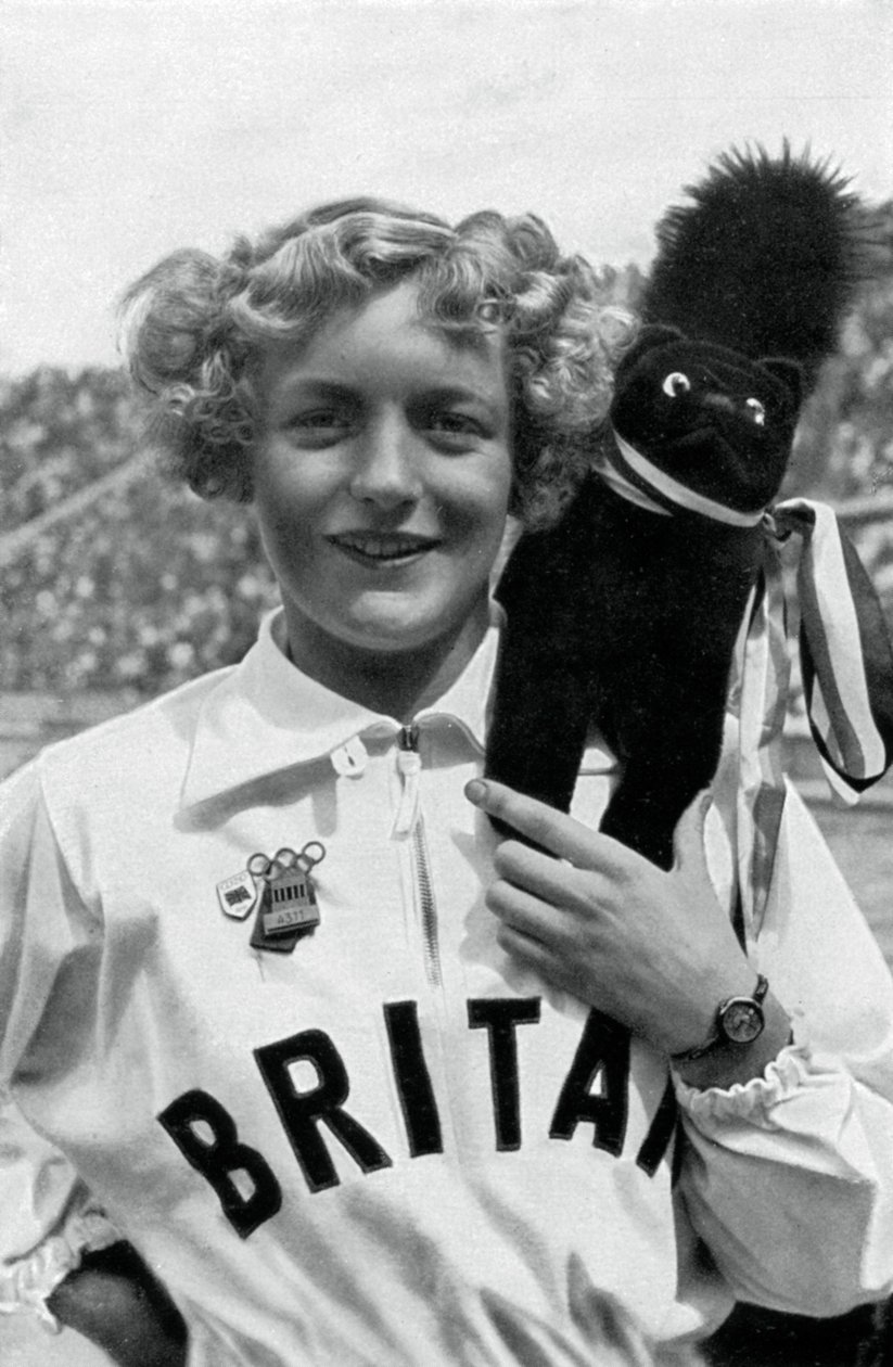 Ruthley Moris-Hancock, British Swimmer, Berlin Olympics by Unbekannt