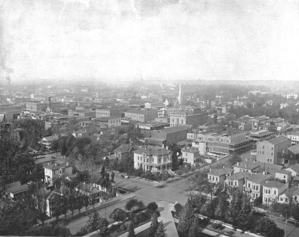 Sacramento, California, from the Dome of the Capitol by Unbekannt