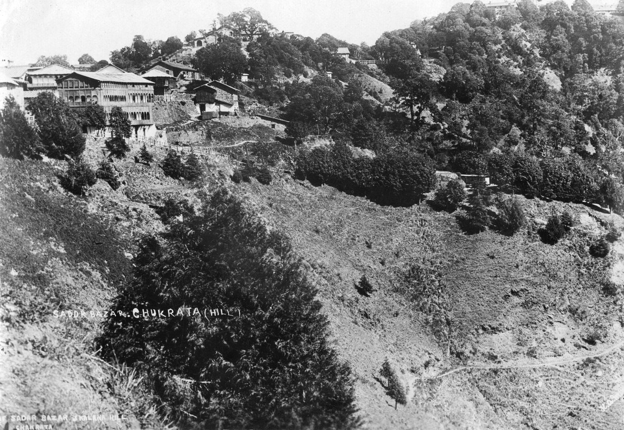 Sadar Bazar and Kalana Hill, Chakrata by Unbekannt