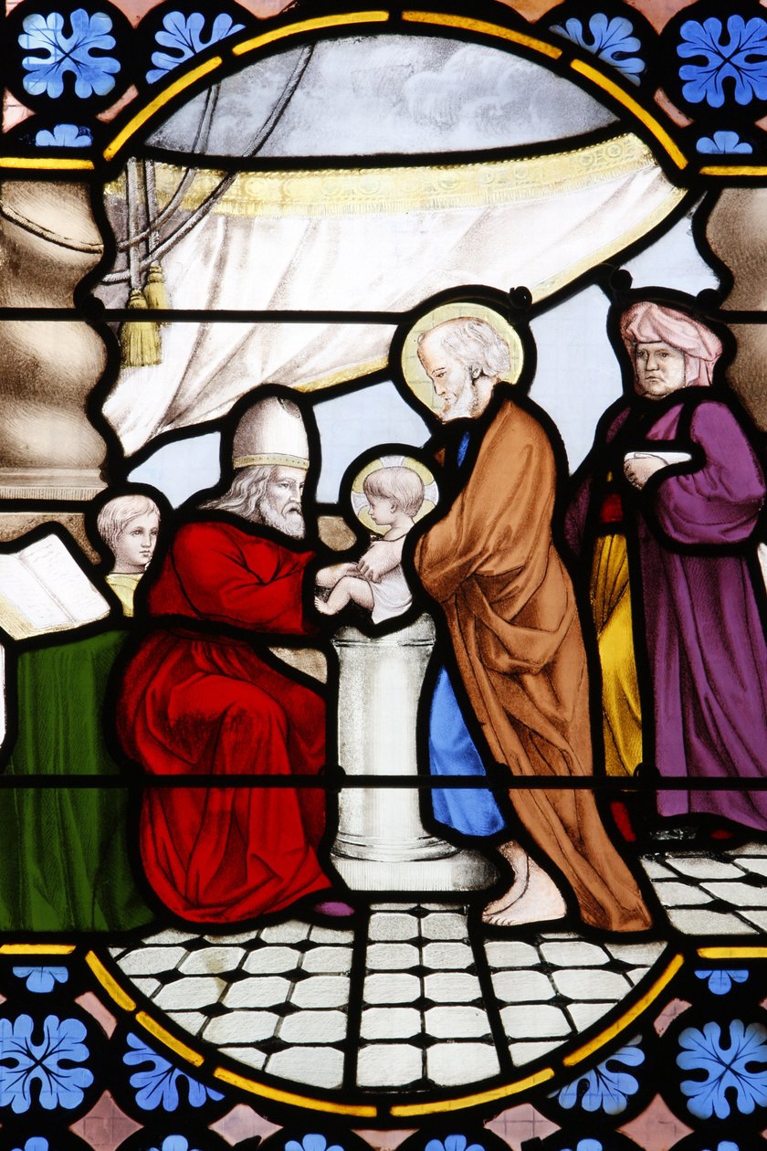 Saint-Corentin Cathedral, Quimper Stained glass: Jesus