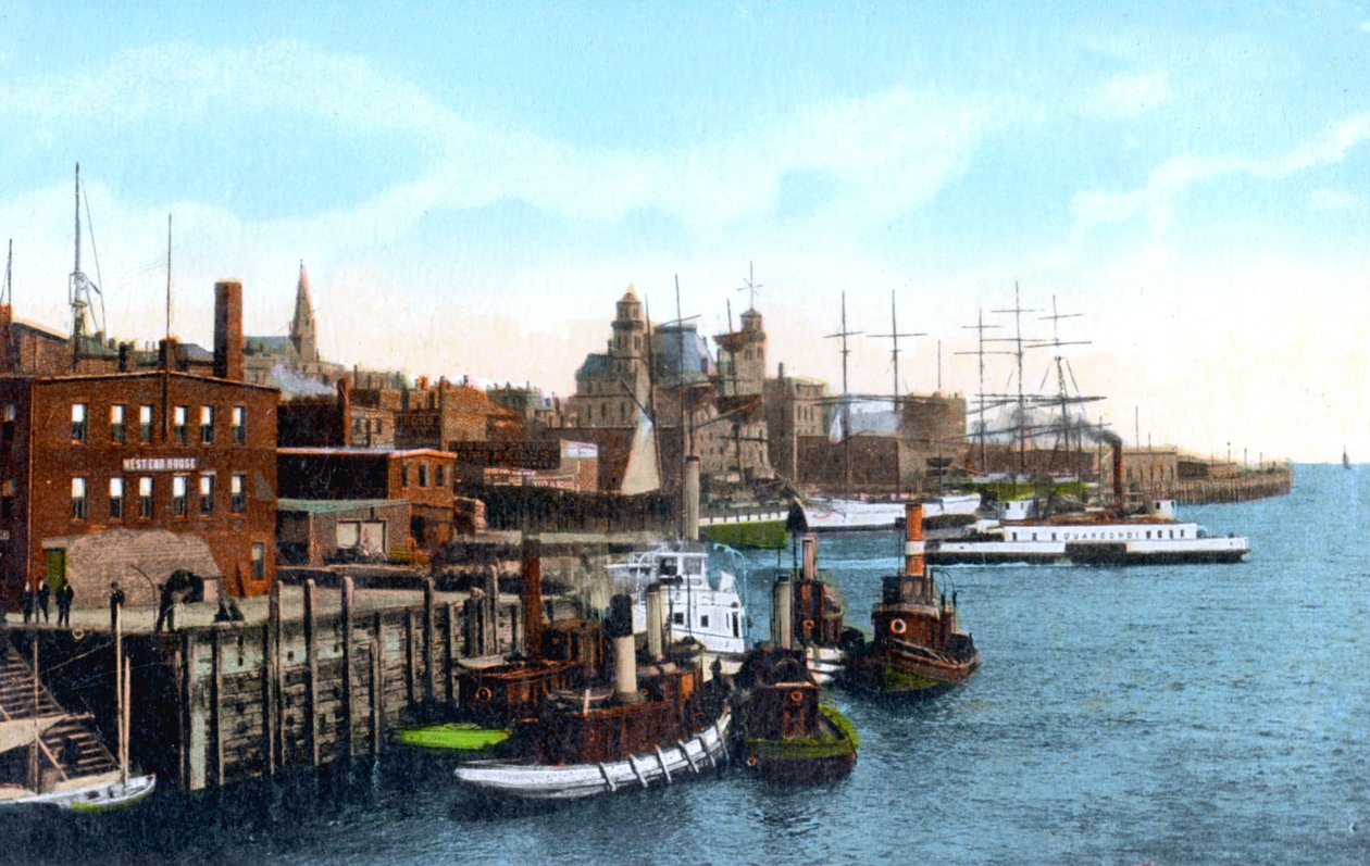 Saint John harbour, Saint John, New Brunswick, Canada by Unbekannt
