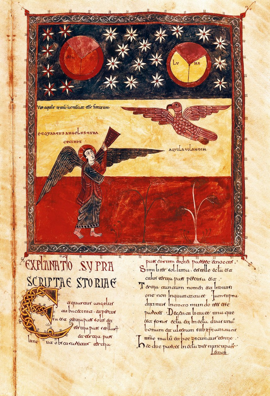 Saint John the Evangelist (miniature), 976 by Unbekannt