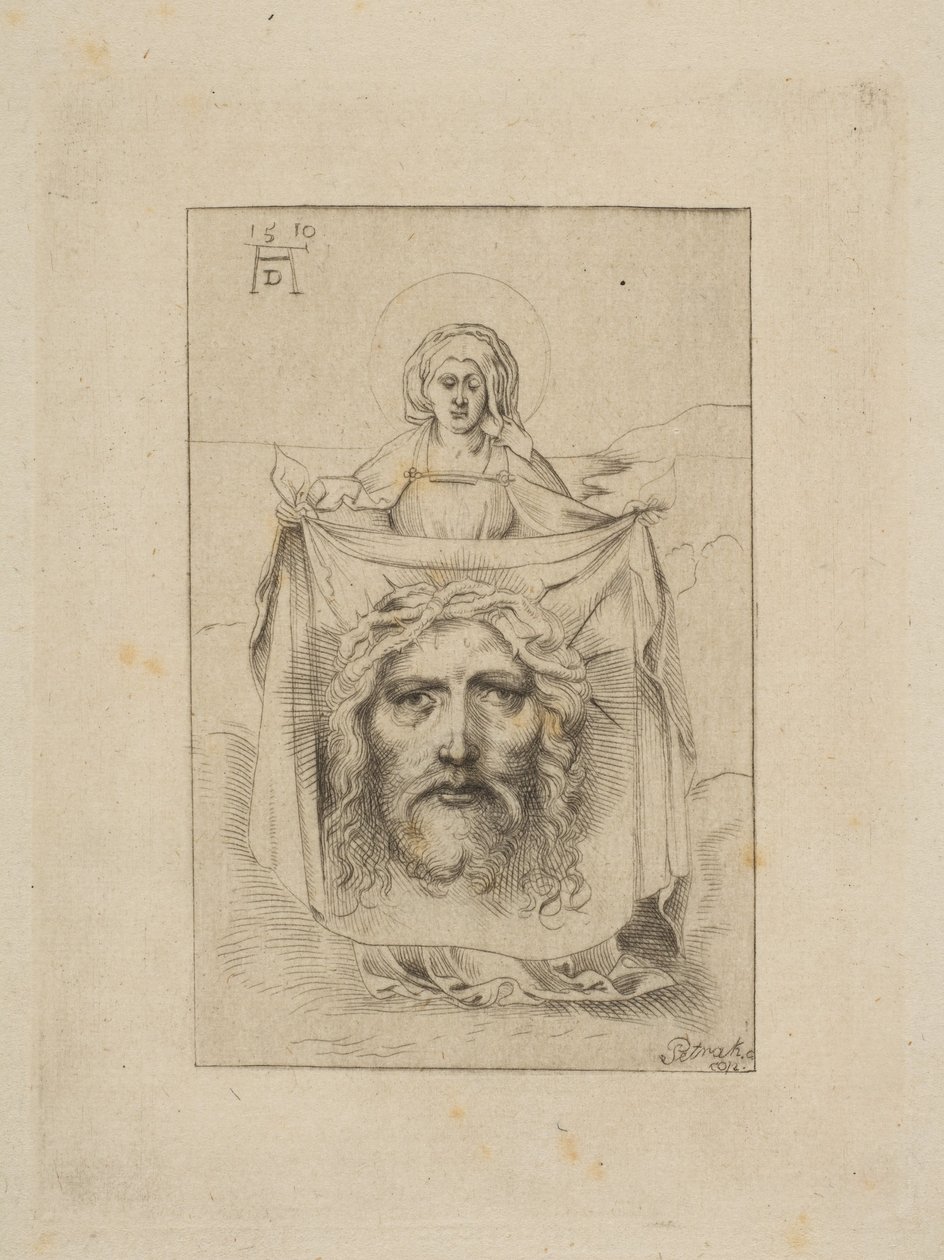 Saint Veronica with the Sudarium by Unbekannt