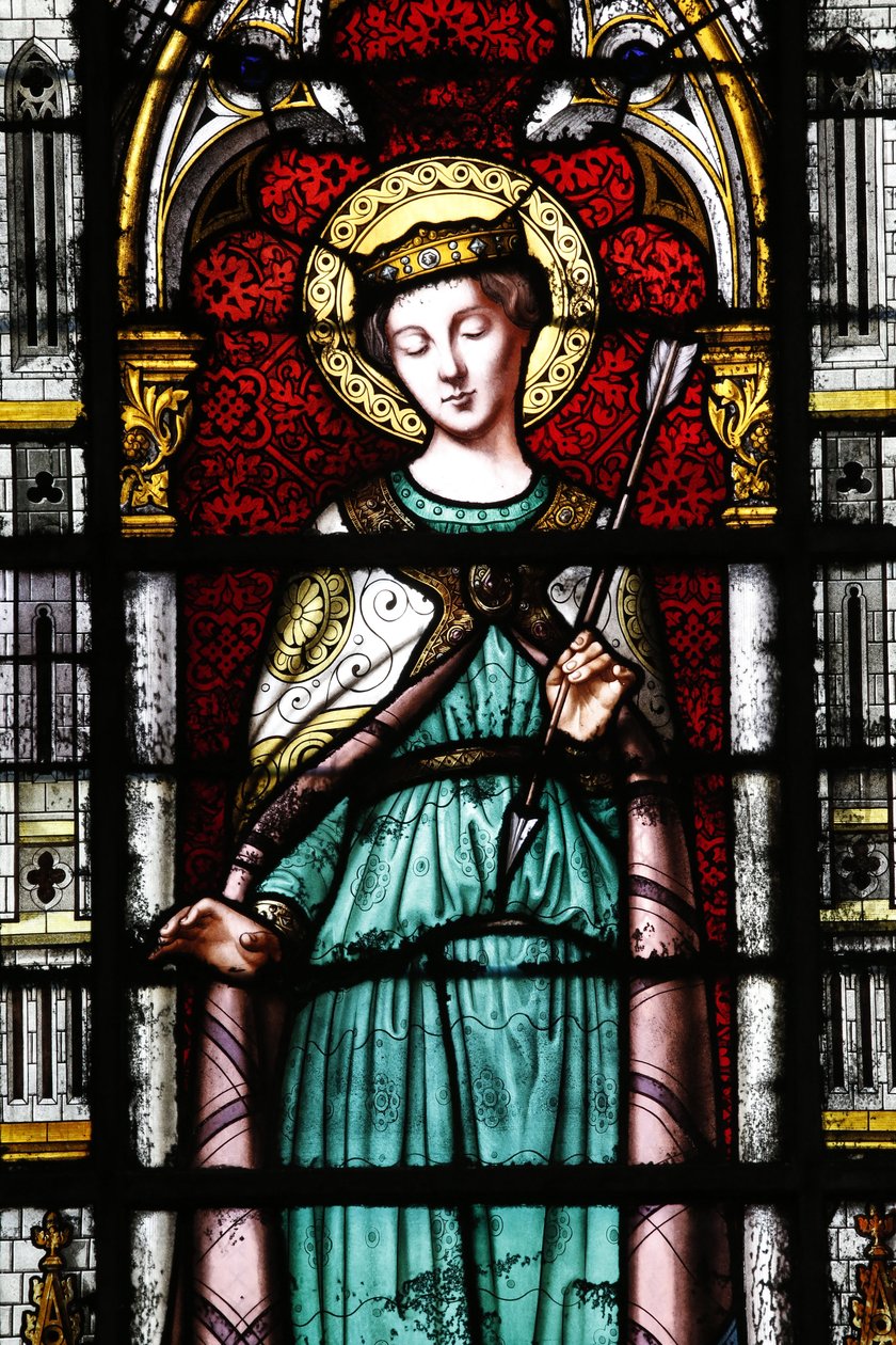 Sainte-Clotilde church. Saint Ursula by Unbekannt