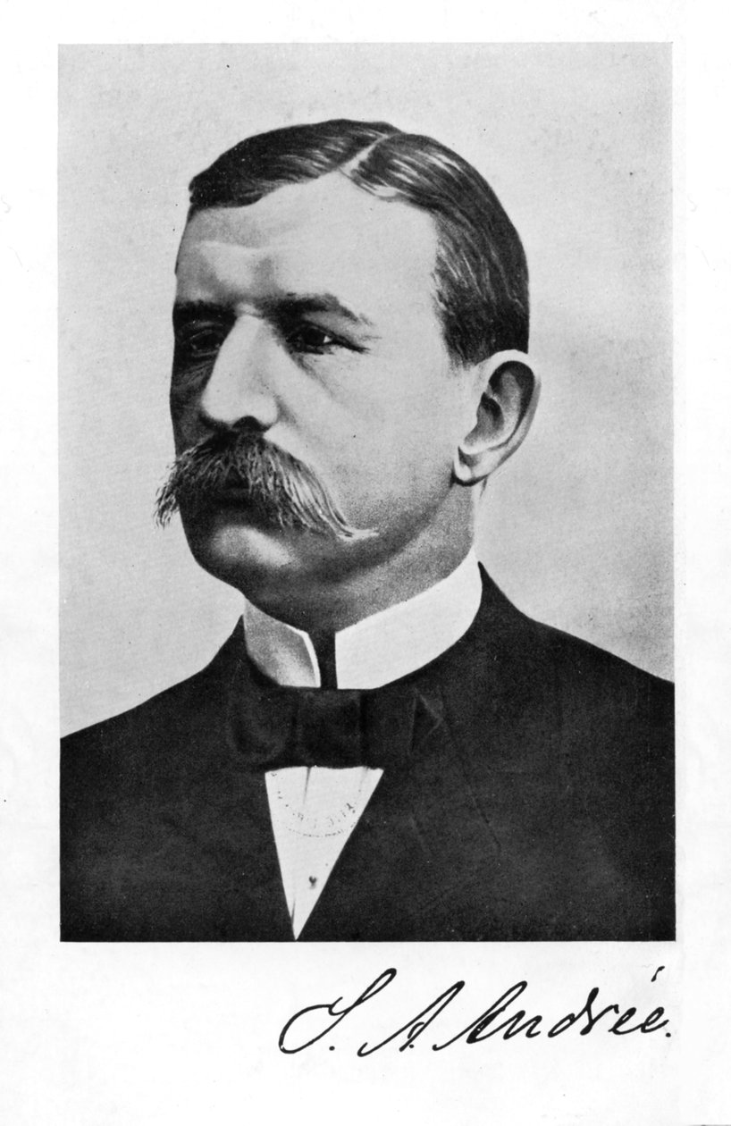 Salomon August Andree, Swedish engineer and aeronaut, 1931 by Unbekannt