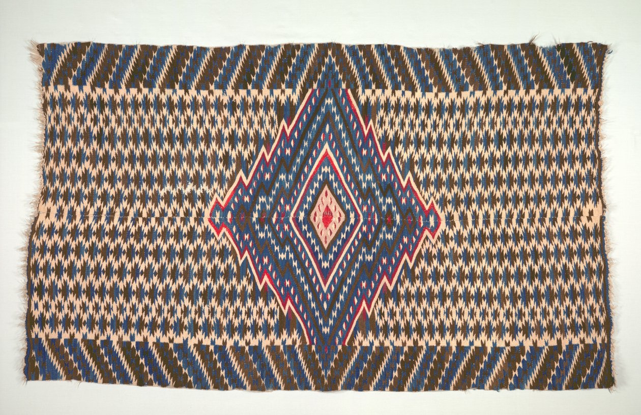 Saltillo Style Blanket Sarape, c. 1860-1875 by Unbekannt
