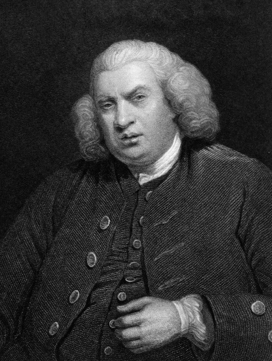 Samuel Johnson, literary critic, poet, essayist, biographer by Unbekannt
