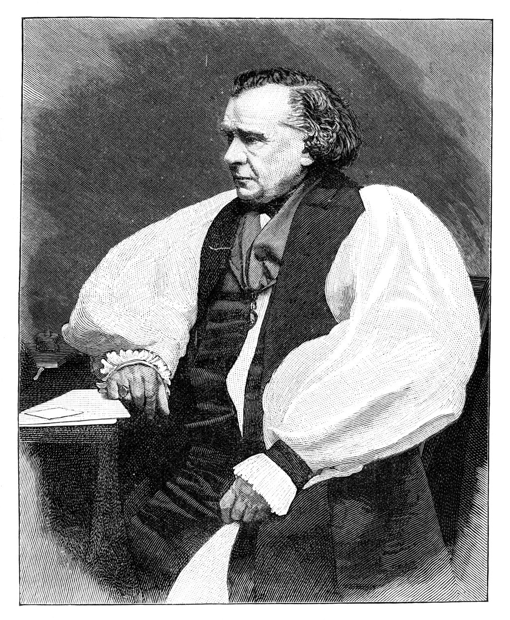 Samuel Wilberforce, Bishop of Winchester, 1805-1873 by Unbekannt