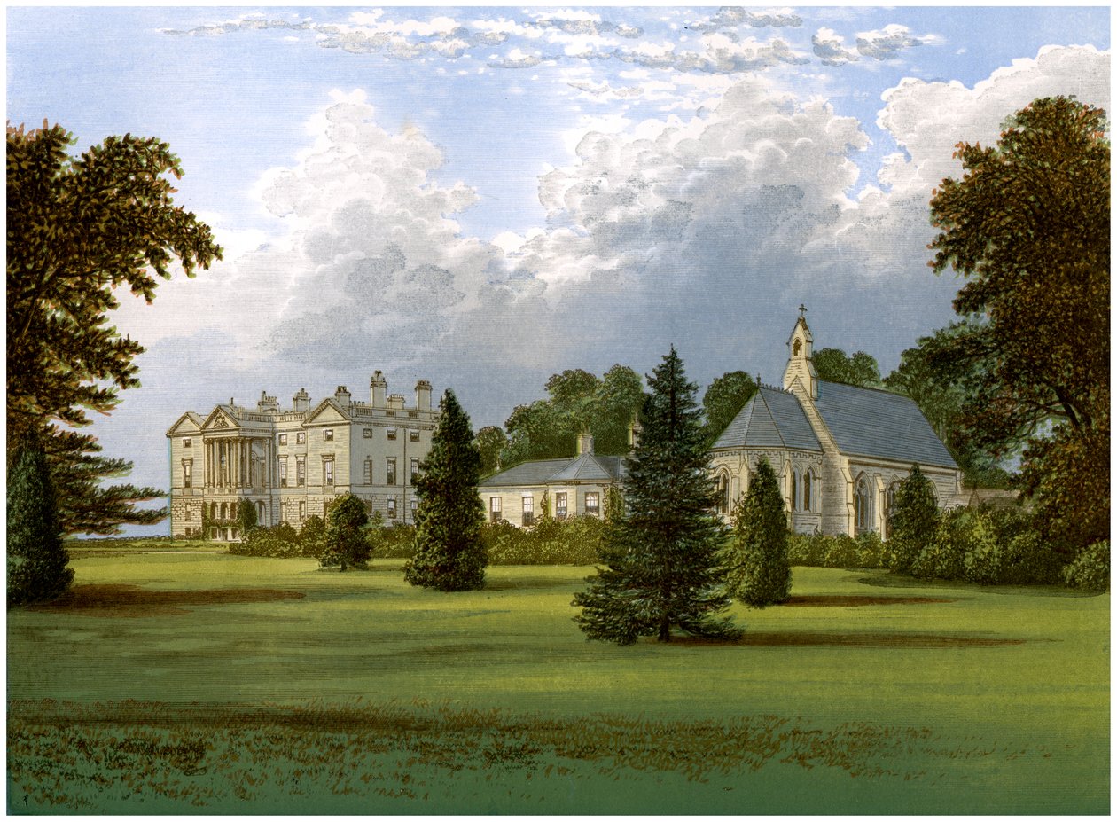 Sandbeck Park, Yorkshire, home of the Earl of Scarborough, c1880 by Unbekannt