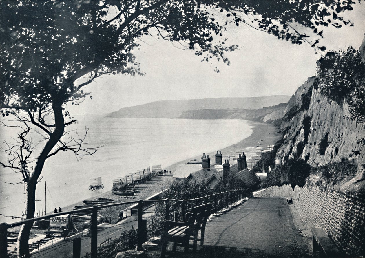 Sandown - The Bathing Beach, 1895 by Unbekannt
