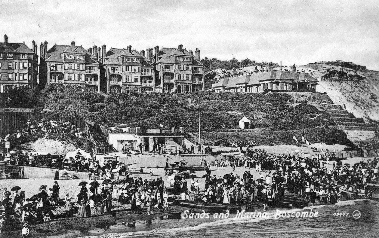 Sands and marina, Boscombe, Bournemouth, Dorset by Unbekannt