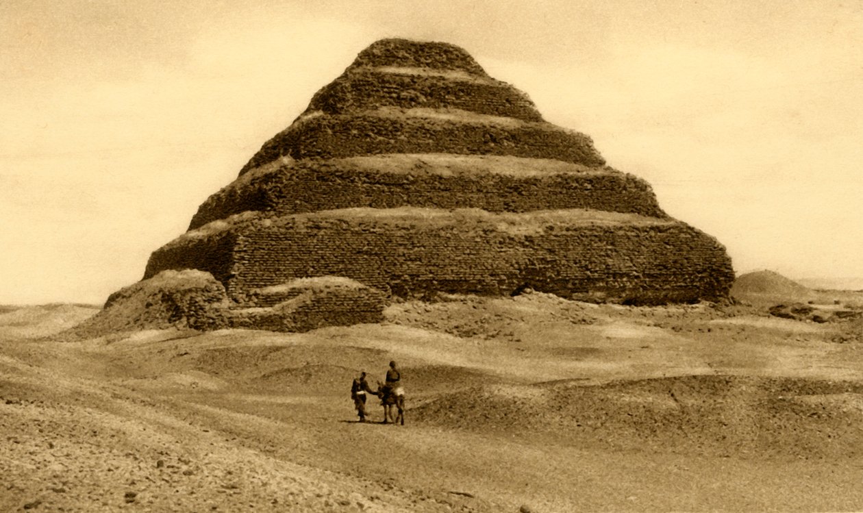 Saqqara - The Step Pyramid by Unbekannt