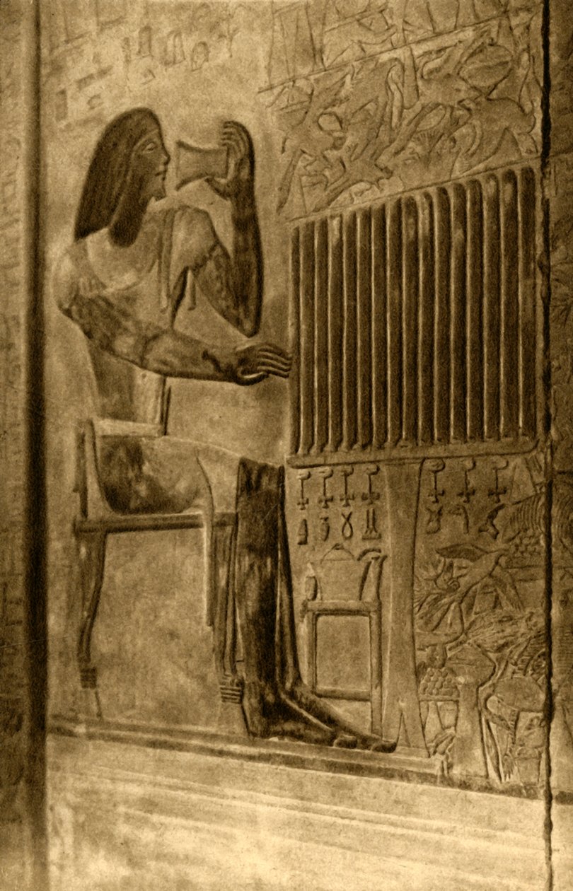 Saqqara - Tomb of Ptahotep - Mural Decoration, c1918-c1939 by Unbekannt