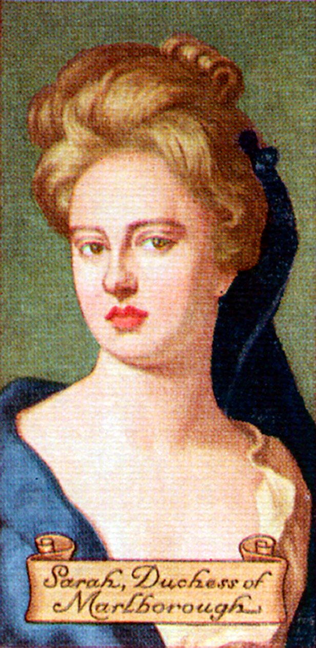 Sarah, Duchess of Marlborough, Taken from a Series of Cigarette Cards by Unbekannt