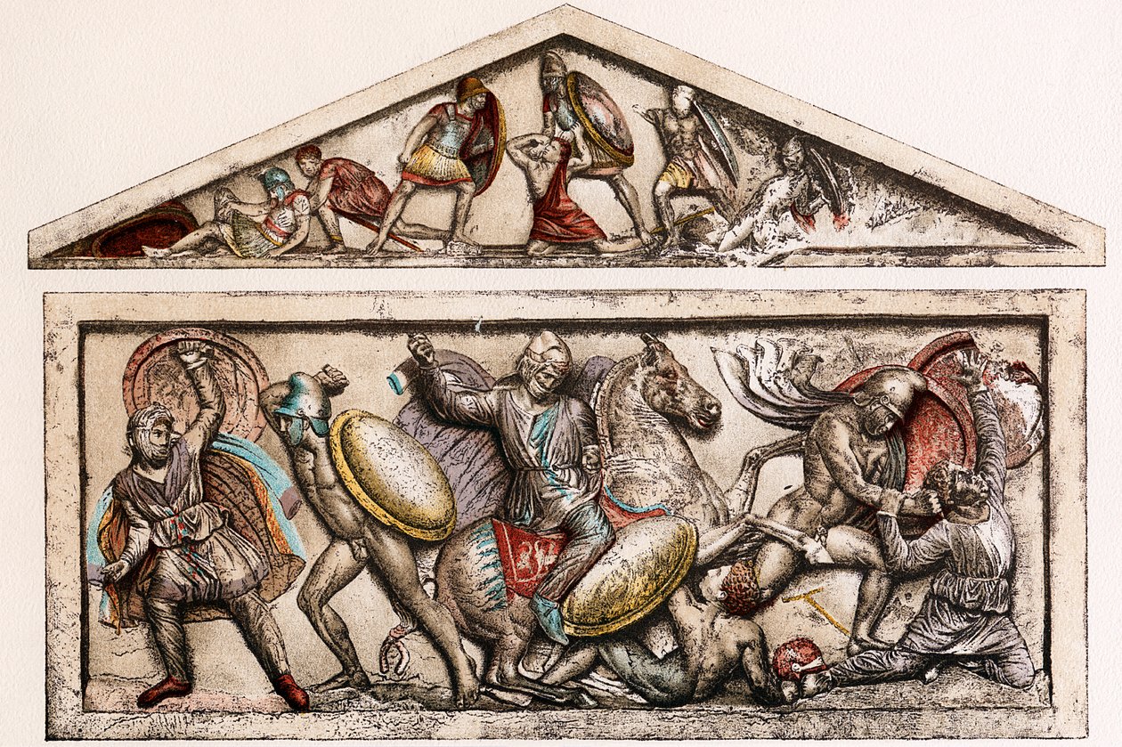 Sarcophagus, 4th century BC by Unbekannt