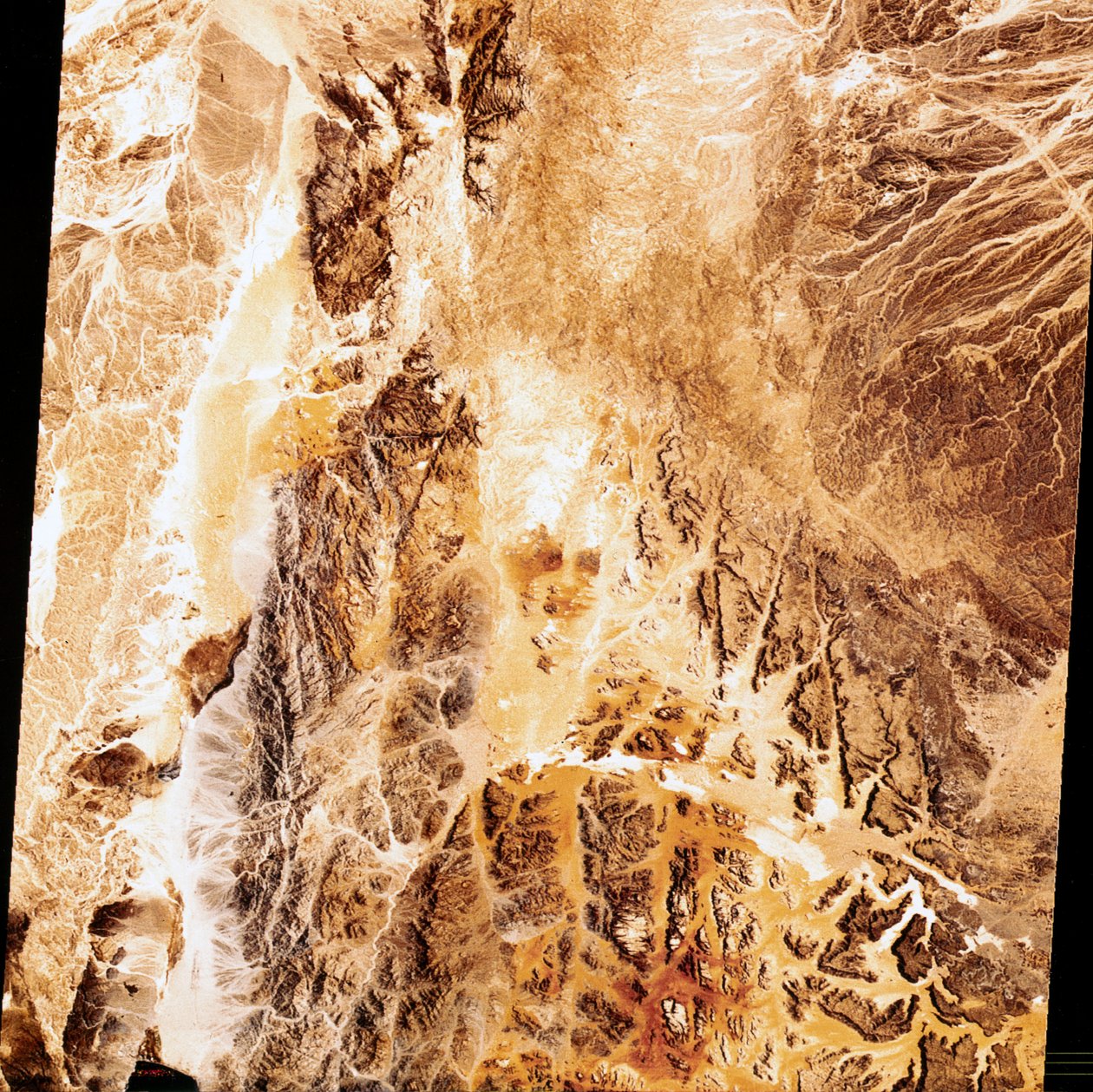 Satellites, Earth Observation, USA False colour Landsat image of the Earth by Unbekannt