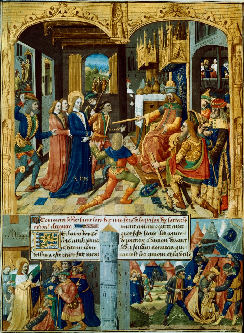 Scenes from the Seventh Crusade, 1248-1254 by Unbekannt