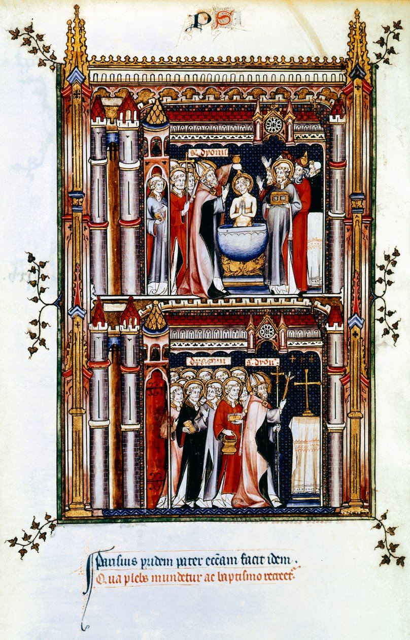 Scenes from the life of St Denis, patron saint of France by Unbekannt