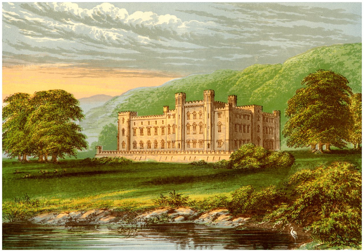 Scone Palace, Perthshire, Scotland, home of the Earl of Mansfield, c1880 by Unbekannt