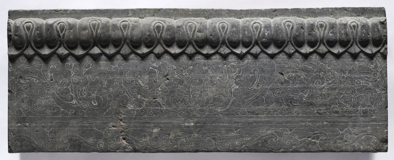 Section of a Coffin Platform: Horizontal Panel by Unbekannt