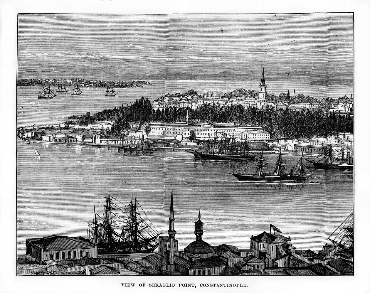 Seraglio Point, Constantinople, Turkey by Unbekannt