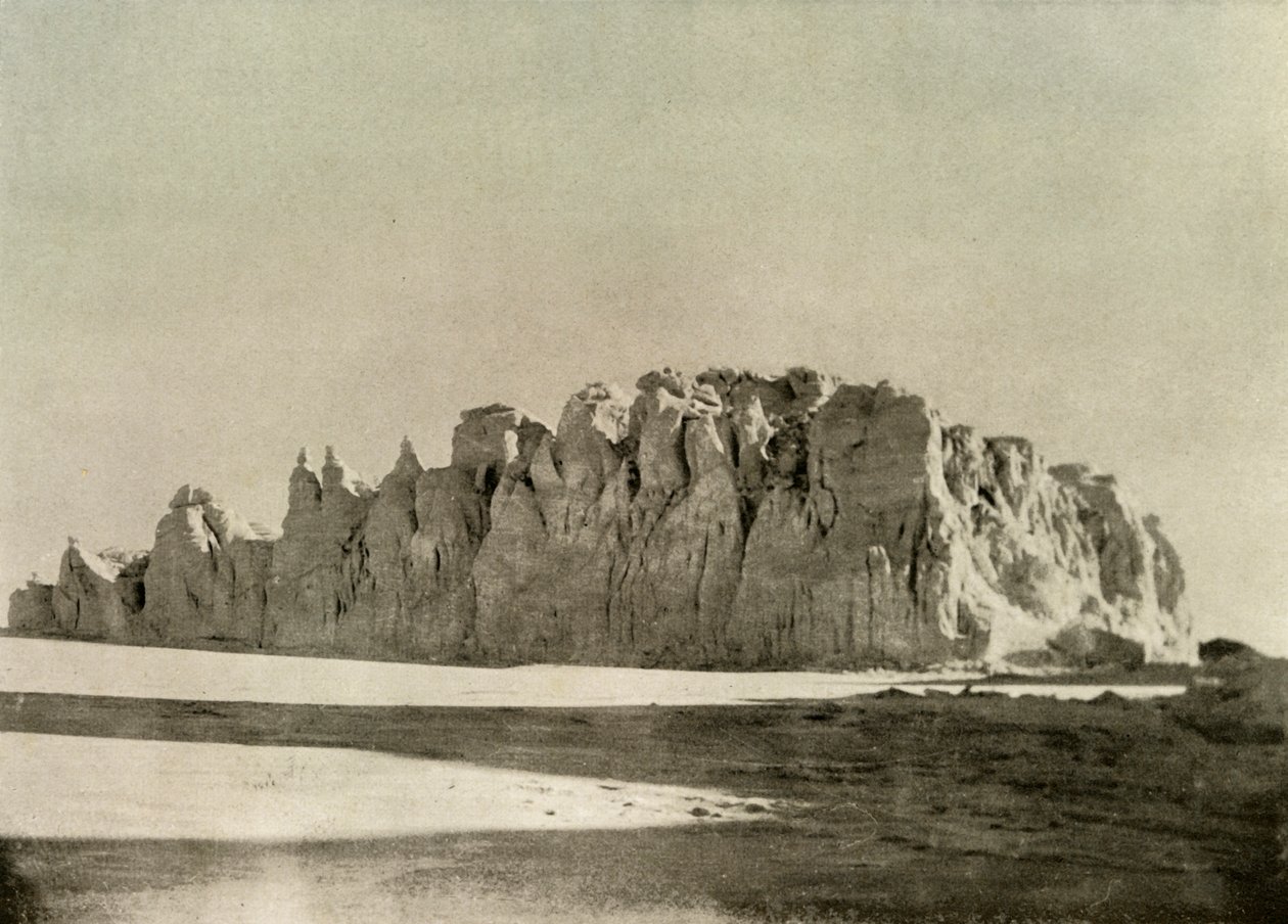 Serrated Edge of Glacier South of Cape Borne, Ross Island by Unbekannt