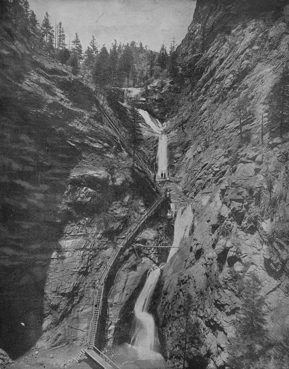 Seven Falls, Cheyenne Canon, Colorado by Unbekannt