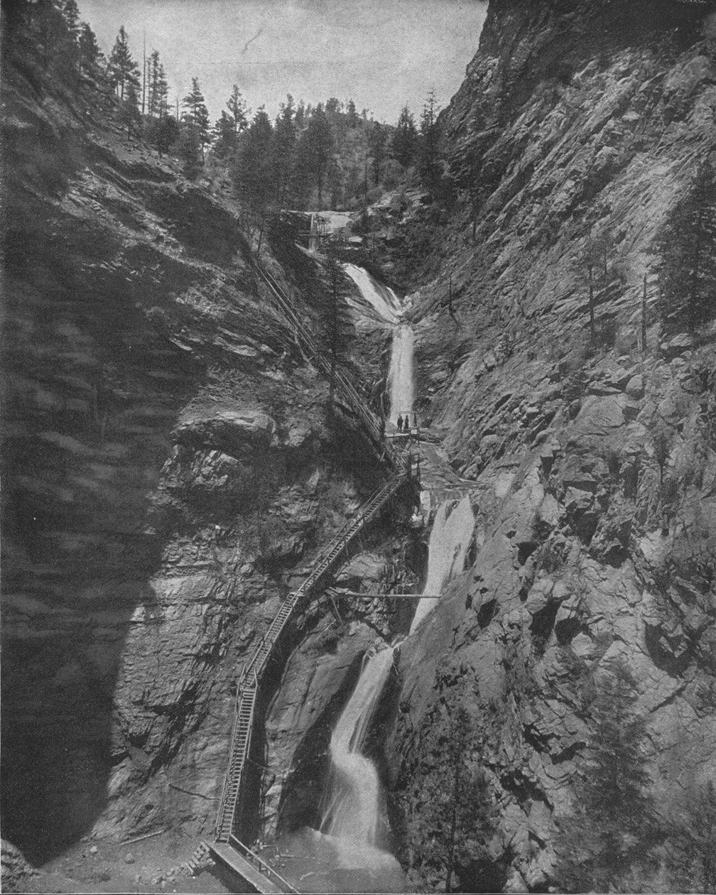 Seven Falls, Cheyenne Canyon, Colorado, USA by Unbekannt
