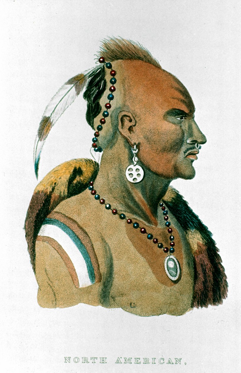 Sewessissing, Chief of the Iowa Indians by Unbekannt