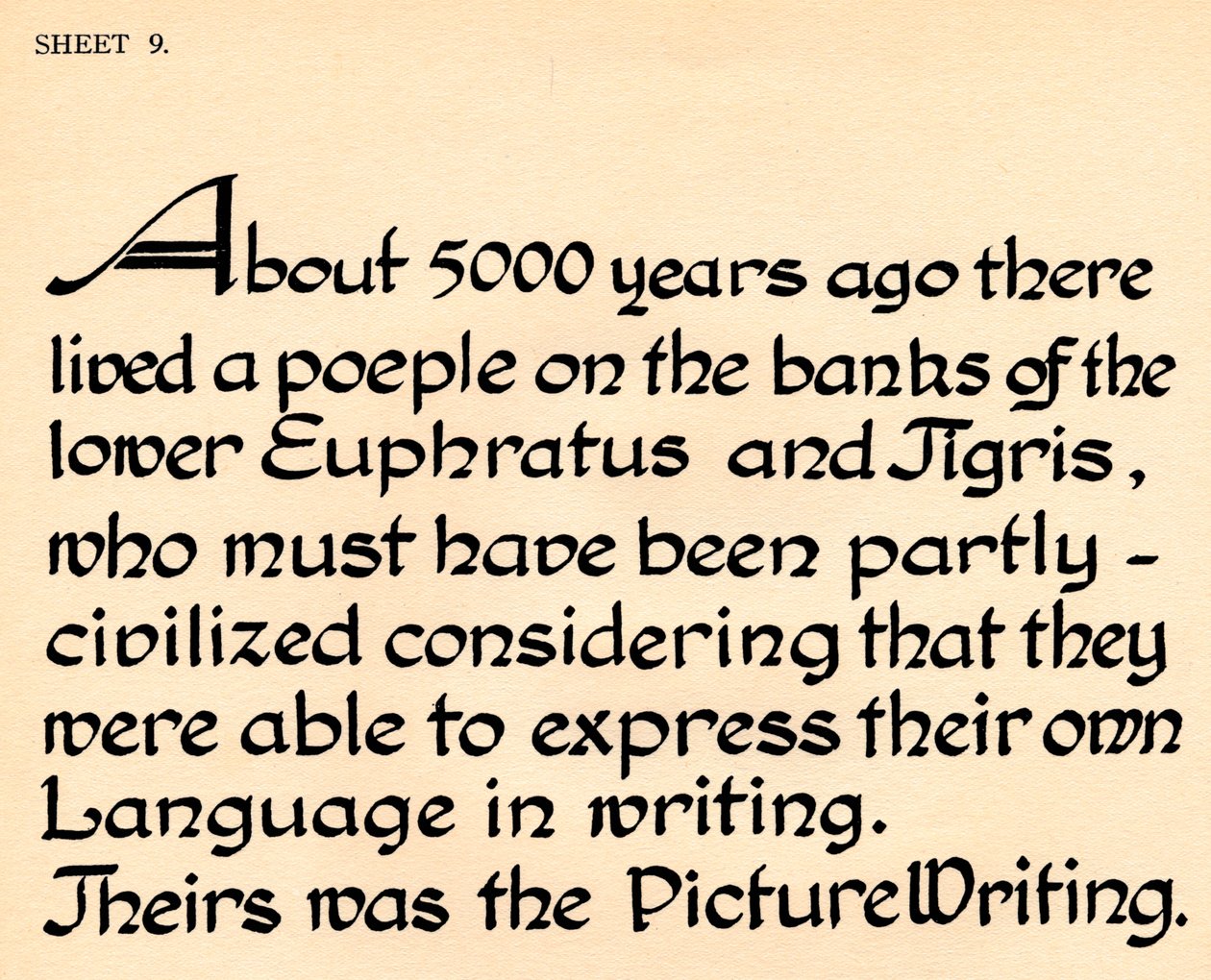 Sheet 9, from a Portfolio of Alphabets, 1929 by Unbekannt