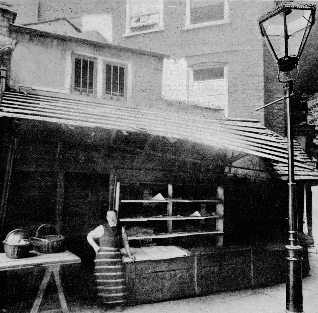 Shop and Solar, Clare Market, London, Since Demolished by Unbekannt