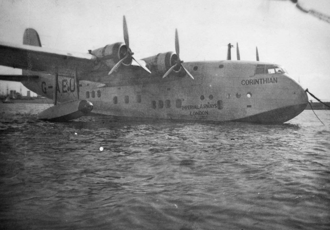 Short Empire Flying Boat Corinthian, Alexandria, Egypt by Unbekannt