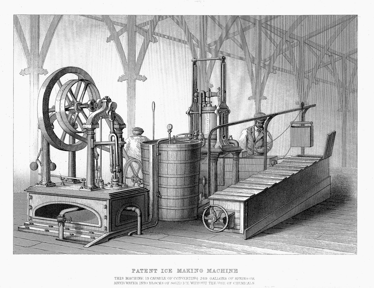 Siebe and Harrisons patent ice-making machine by Unbekannt