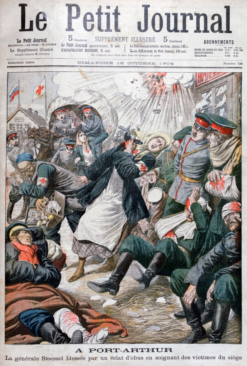 Siege of Port Arthur, Russo-Japanese War by Unbekannt