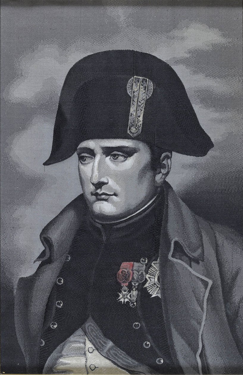 Silk Weaving Portrait of Emperor Napoléon I Bonaparte by Unbekannt