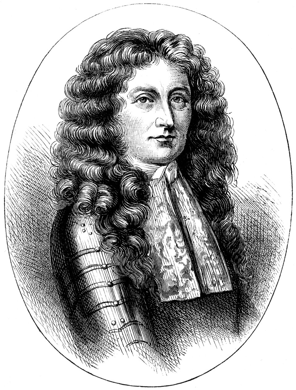Sir Edmund Andros, English colonial governor in America, 17th century c1880 by Unbekannt