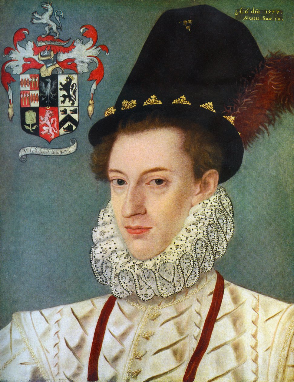 Sir Edward Hoby, 1560-1617 by Unbekannt