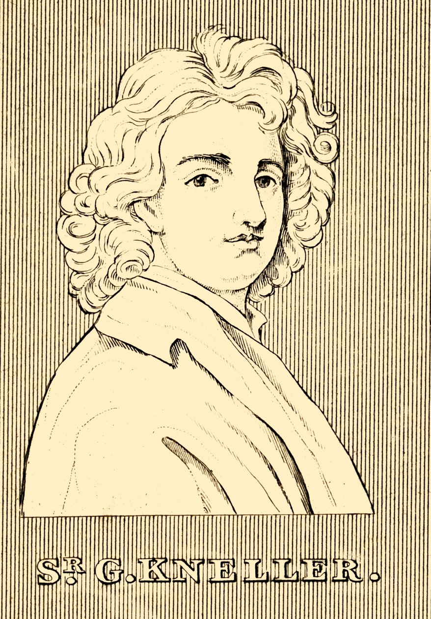 Sir. G. Kneller, 1646-1723, 1830 by Unbekannt
