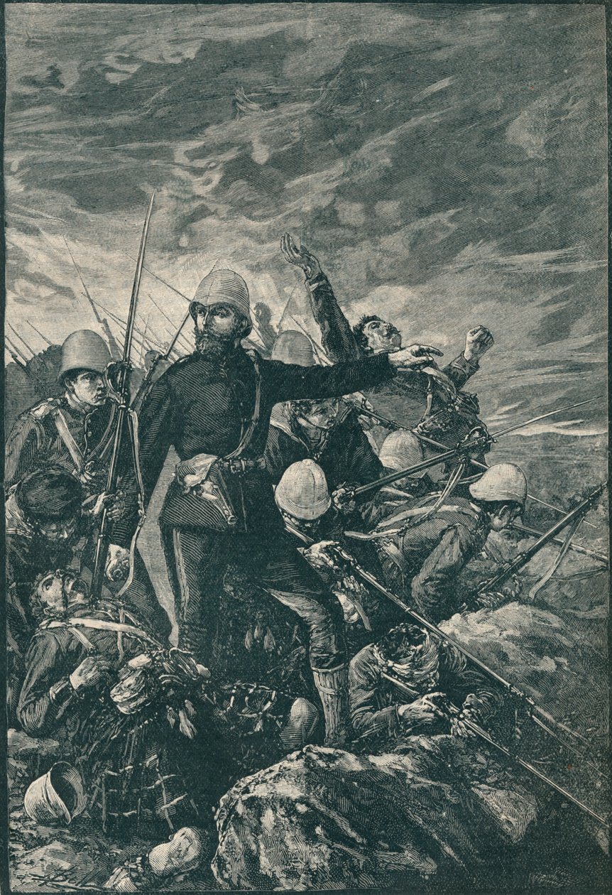 Sir George Colley at Majuba Hill, 1906 by Unbekannt