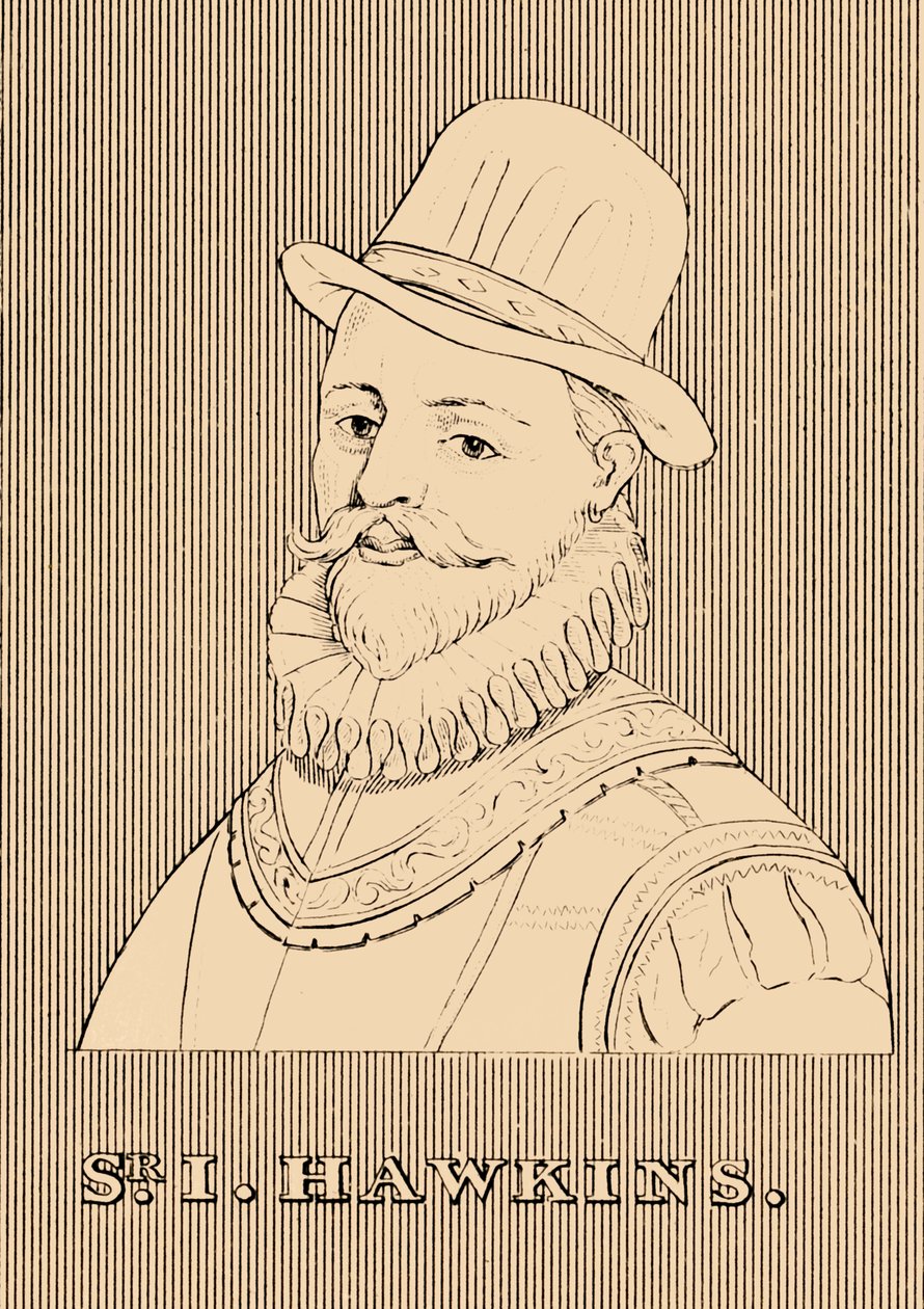 Sir I. Hawkins, 1532-1595, 1830 by Unbekannt