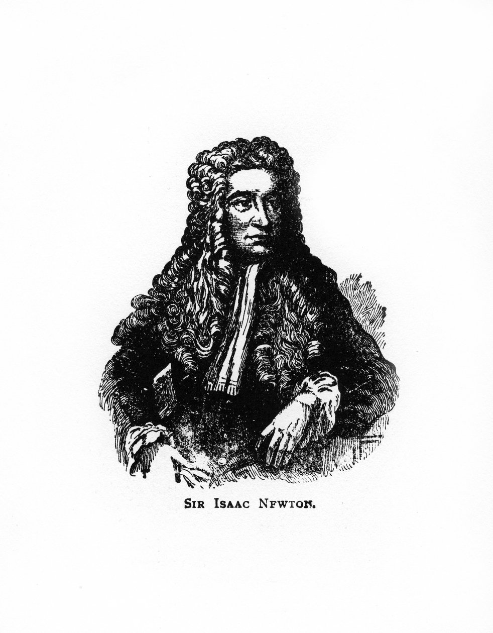 Sir Isaac Newton, English mathematician, astronomer and physicist by Unbekannt