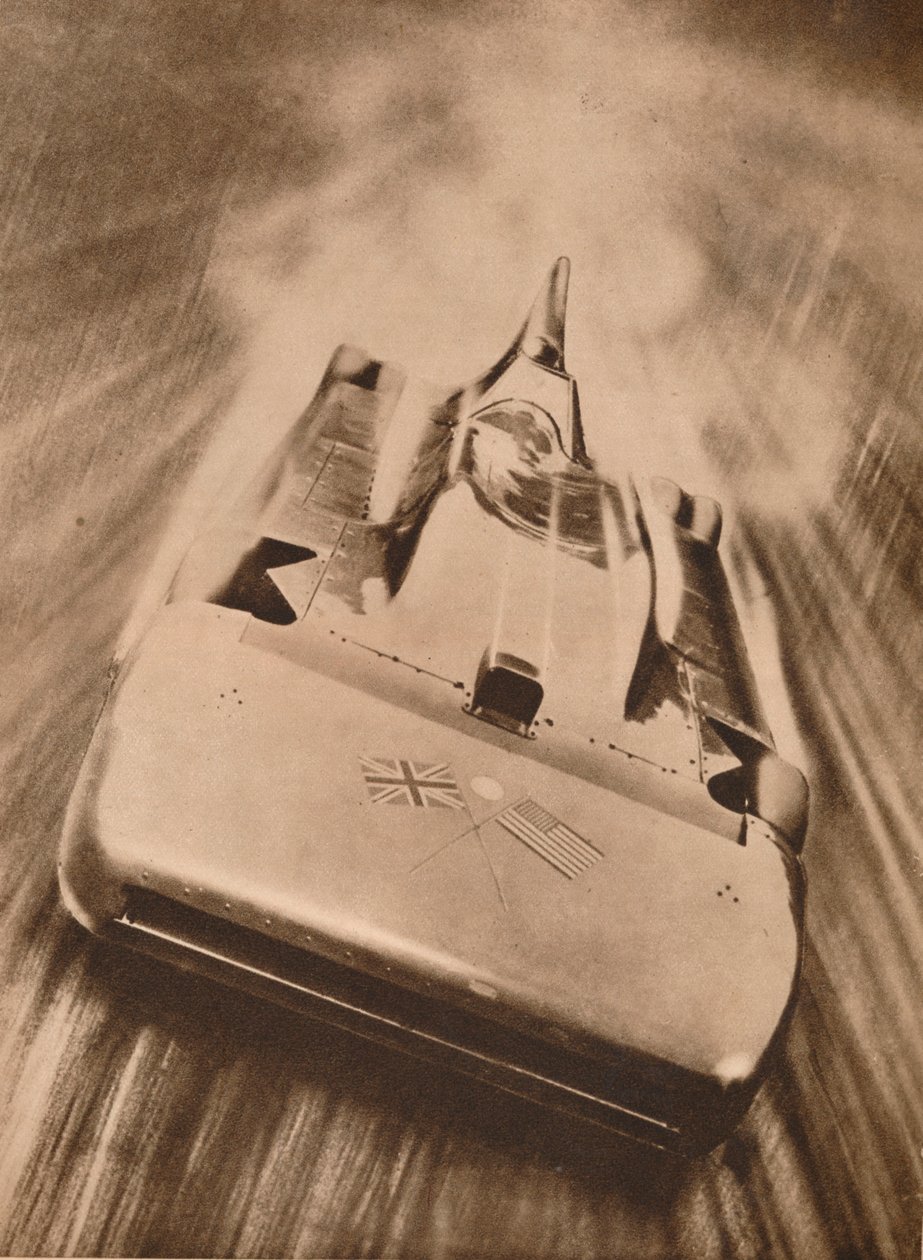 Sir Malcolm Campbell at High Speed in 