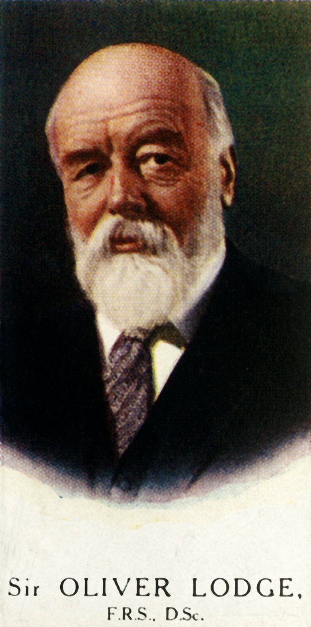 Sir Oliver Lodge, F.R.S., D.Sc., 1927 by Unbekannt